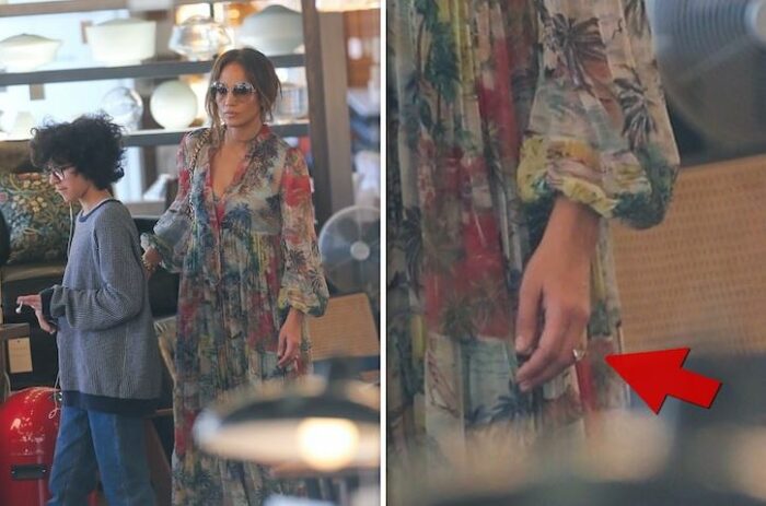 J Lo y su hija Emme mientras compran muebles para su nueva casa.