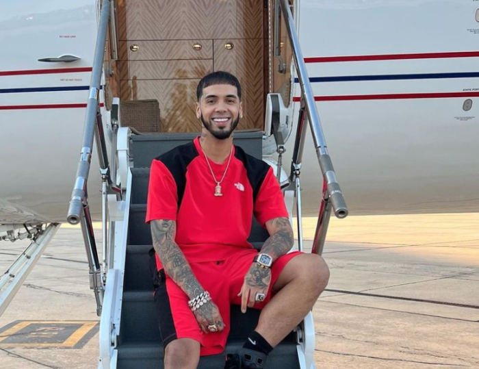 Anuel enfurece con una mujer en su concierto:"La tonta de peluca azul"