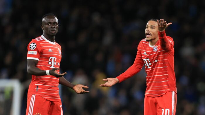 Sadio Mane and Leroy Sane