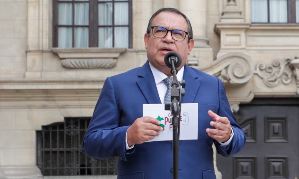 Alberto Otárola se refirió al caso del agente de la Policía Nacional acusado de homicidio durante protestas