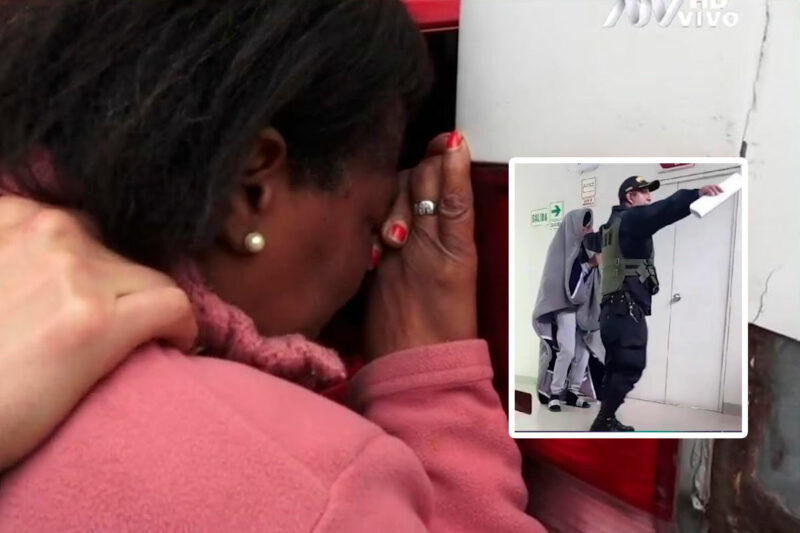 El llanto de la madre de 'Cri Cri' al ver a su hijo ser llevado a penal para cumplir 9 meses prisión preventiva - ATV