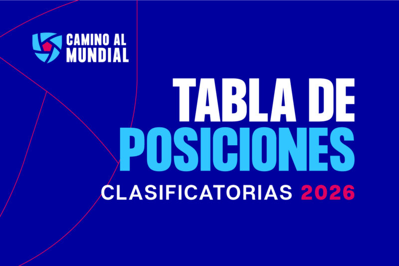 Tabla posiciones clasificatorias mundial 2026