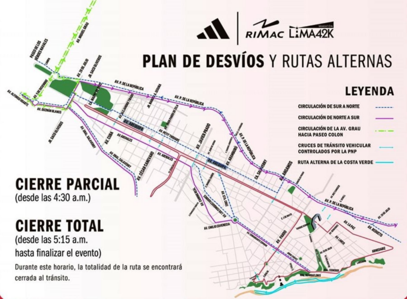 Lima se llena de energía con la Maratón Adidas Rímac 42K - ATV