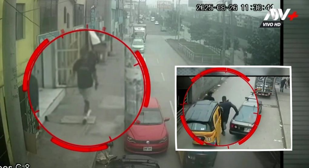 SJM: Hombre casi es atropellado por perseguir a delincuente que le robó su celular