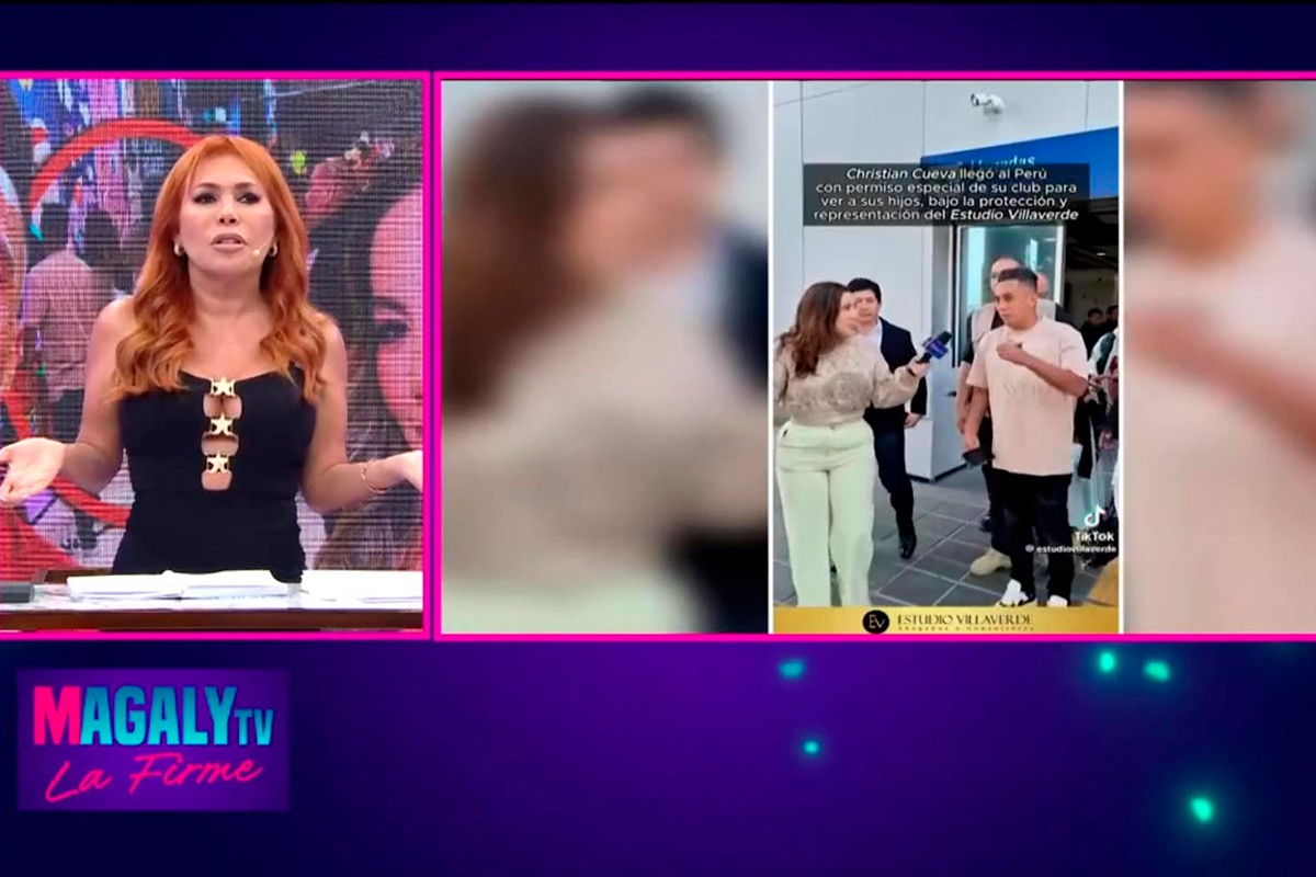 Magaly Medina critica a Christian Cueva por aparecer con guardaespaldas: “Huachafo y atorrante”