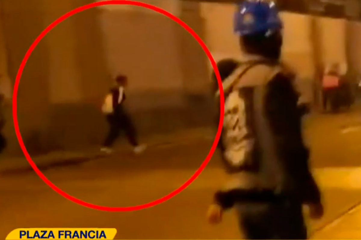 Video muestra el preciso momento en que joven fallecido en marcha de la Generación Z es impactado por una bala