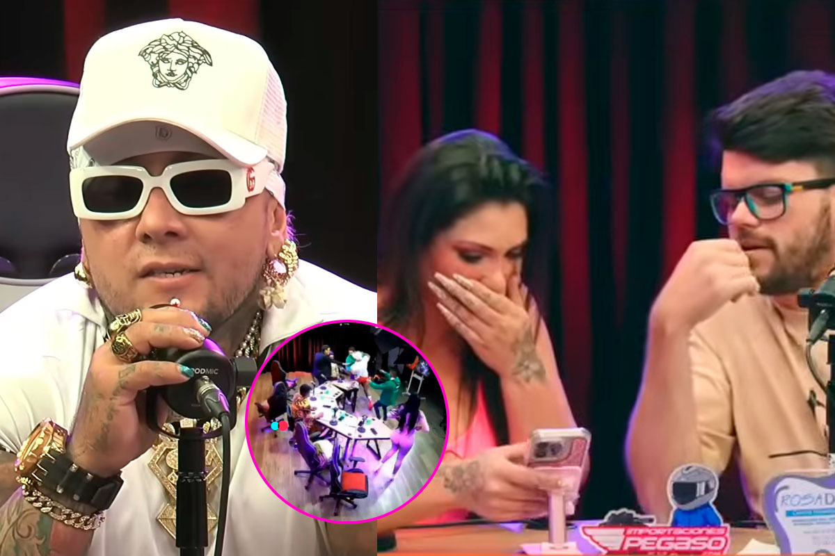 ‘La Mackyna’ se entera en vivo que Norka Ascues le habría sido infiel con compañero ¡y se abalanza contra él!