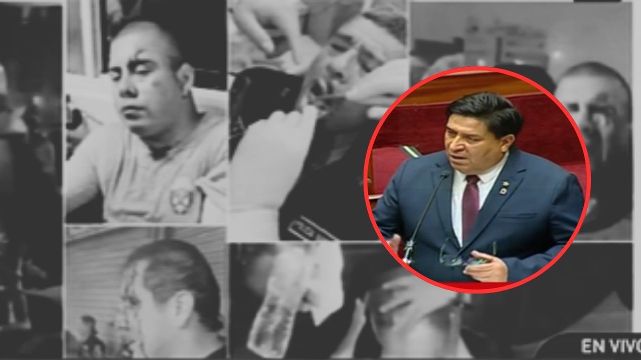 Ministro Tiburcio muestra videos donde la PNP es atacada: “No estuvimos restringiendo ninguna libertad”