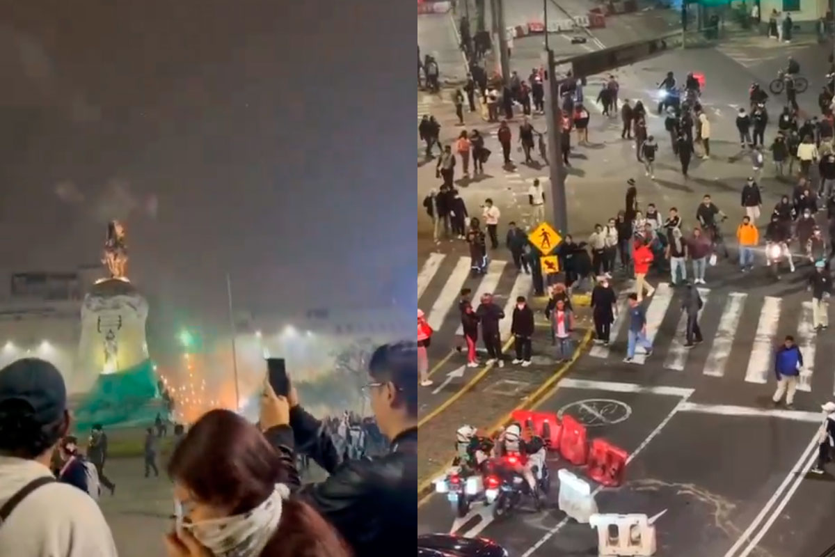 55 policías y 20 civiles heridos tras marcha, informa presidente José Jerí