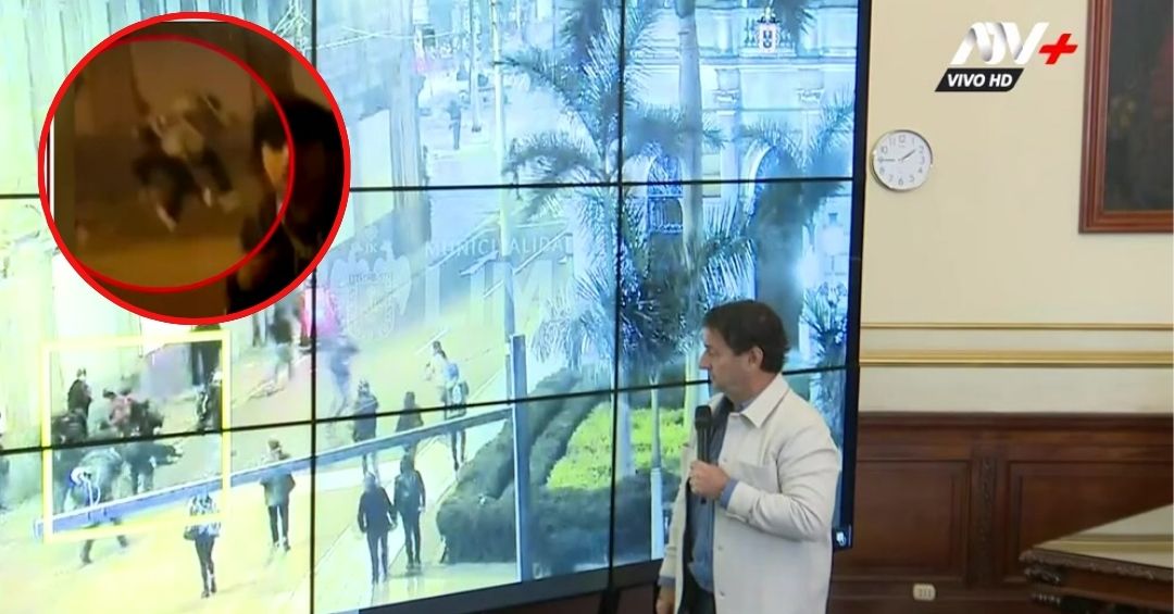 Alcalde Reggiardo revela video de hombre armado en Plaza Francia durante protestas