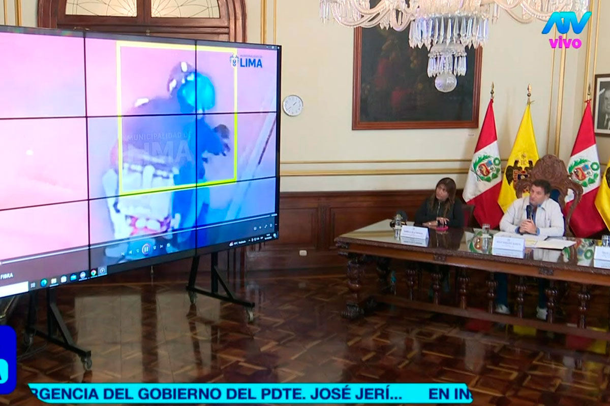 Alcalde de Lima denunció que cortaron cables de cámaras de seguridad