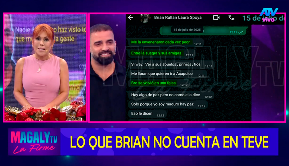 Magaly Medina deja por los suelos a Brian Rullan: 