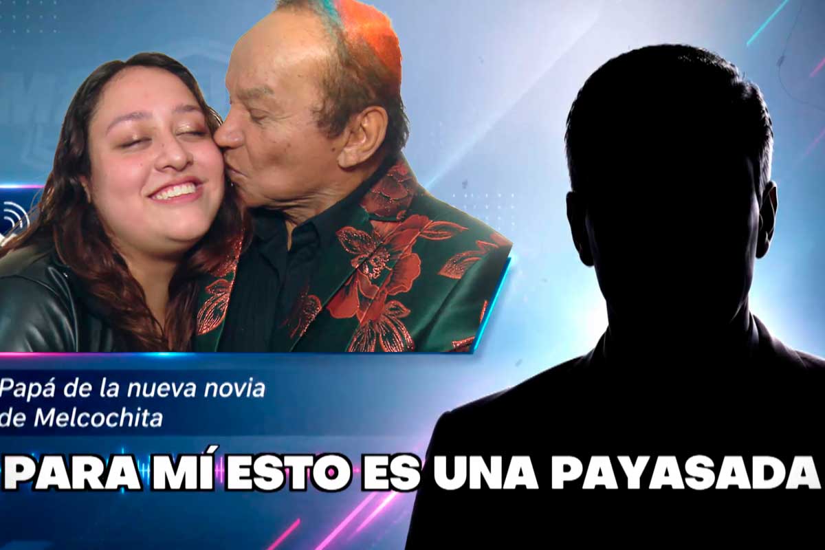 Papá de la pareja de Melcochita califica la relación como payasada