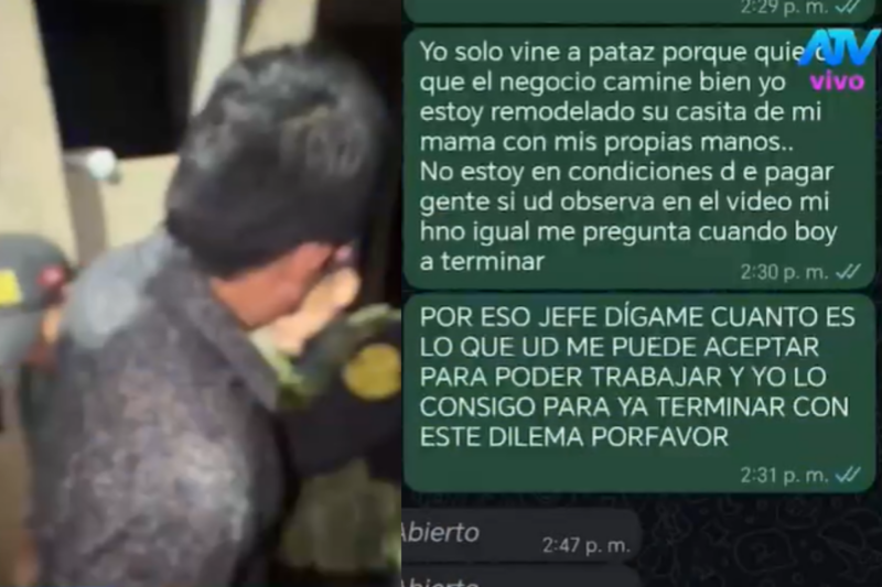 Captura del capitán del Ejército Gary Chiroque Barreno durante operativo en Pataz.
