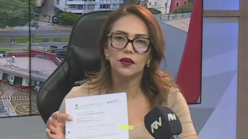 Alcaldesa Cintia Loayza durante entrevista sobre conflicto por Mercado N°1 de Surquillo