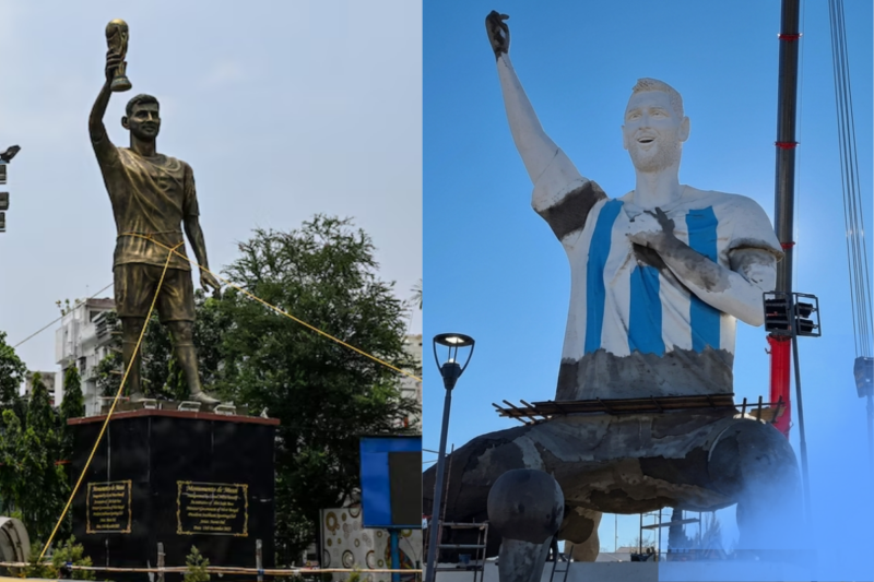 ¿Cuántas estatuas tiene Lionel Messi en el mundo?