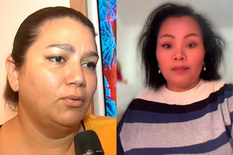 Monserrat Seminario y Susan Villanueva en medio de su pelea por Melcochita y las acusaciones de sabotaje.