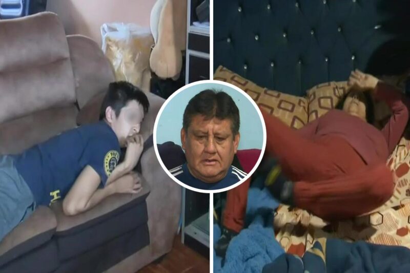 Padre de familia lucha por su esposa con Parkinson e hijo con autismo severo: "Es difícil atender a los dos"