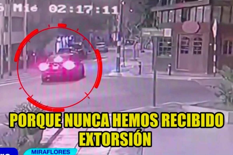 Local comercial en Miraflores con mamparas rotas por impactos de perdigones tras el ataque vandálico