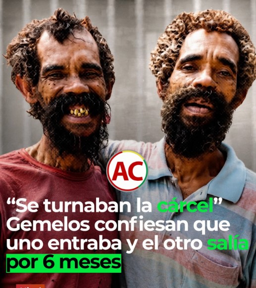 Hermanos gemelos se intercambian en la cárcel