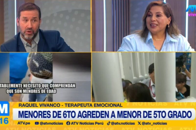 Psicóloga Raquel Vivanco durante entrevista sobre abuso sexual entre niños.