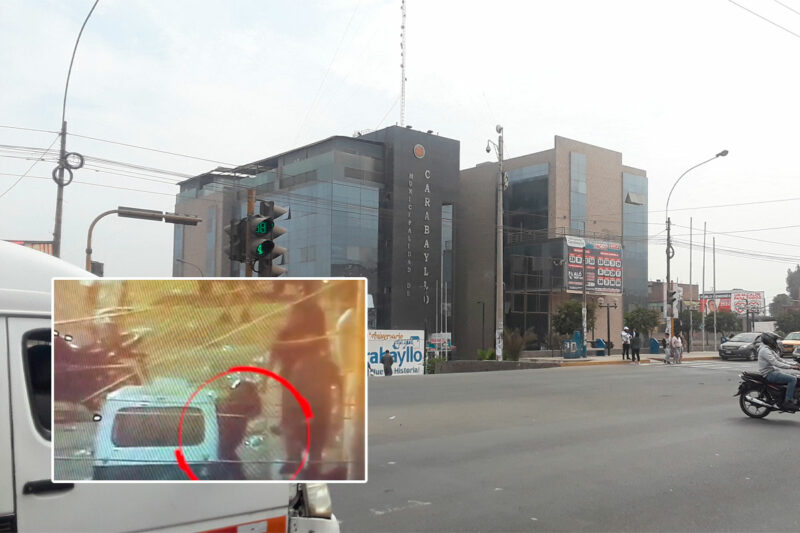 Carabayllo: ataque a balazos frente a la municipalidad deja tres heridos