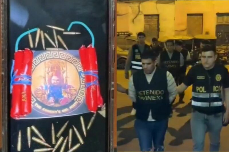Cae banda criminal que enviaba amenazas con la imagen de 'Chucky' y armas