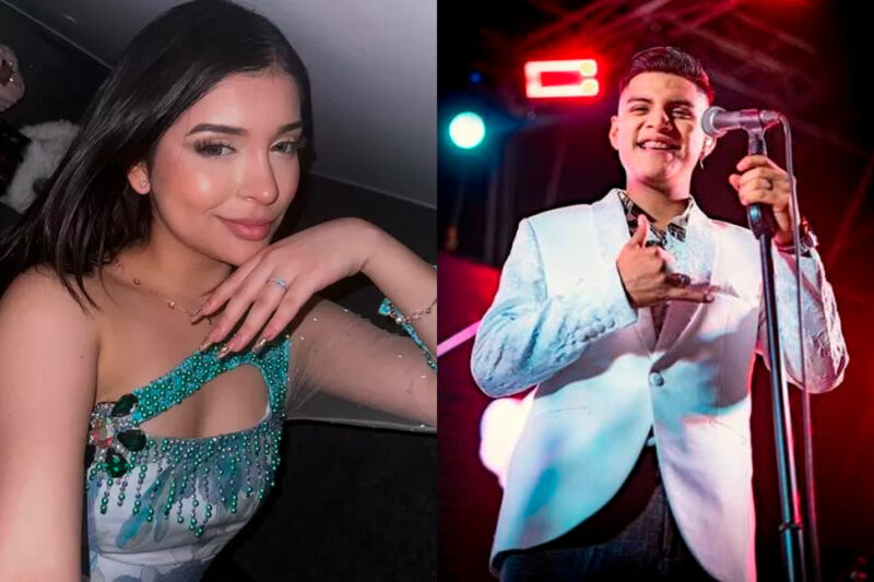 Cielo Fernández y Axel Medina juntos en una presentación musical tras oficializar su romance