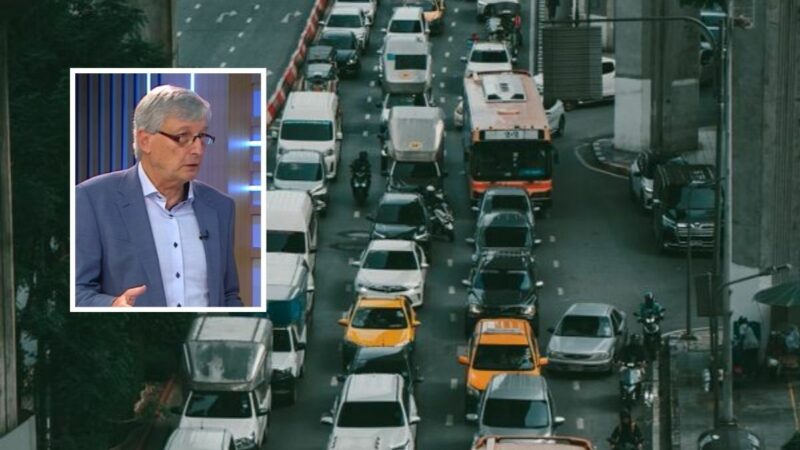 Karsten Kunckel Saamer, presidente de la Asociación Automotriz del Perú, durante entrevista sobre pérdidas por congestión vehicular en Lima