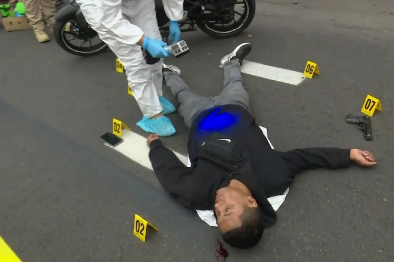 ¿Cómo se recrea una escena del crimen en el Desfile Cívico Militar? Este es el protocolo