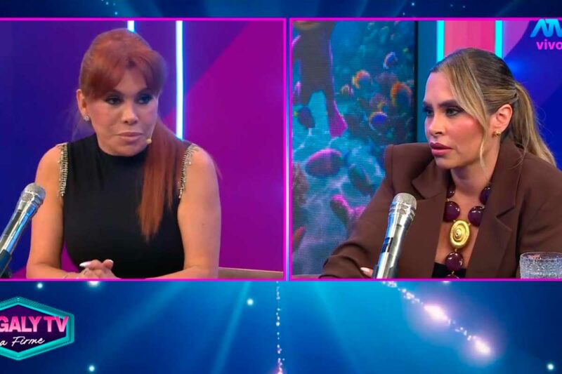 Ethel Pozo durante una entrevista donde se defiende del calificativo mosca muerta en América Hoy