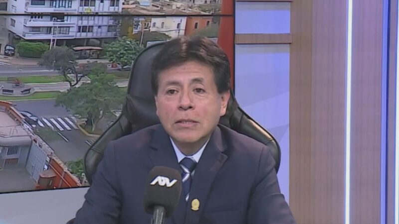 Héctor Piscoya, exgerente general de Sedapal, durante entrevista sobre el riesgo de cortes de agua por el fenómeno del Niño Costero.