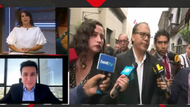 Luis Gutiérrez, abogado penalista, durante entrevista sobre el recurso de Roberto Sánchez ante la Comisión Interamericana de Derechos Humanos.