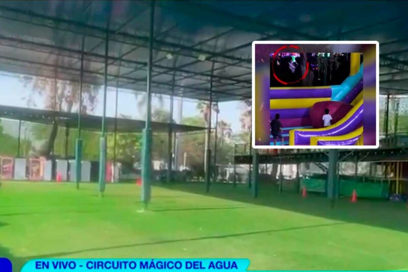 Juegos inflables retirados del Circuito Mágico de las Aguas tras accidente con niña de 7 años