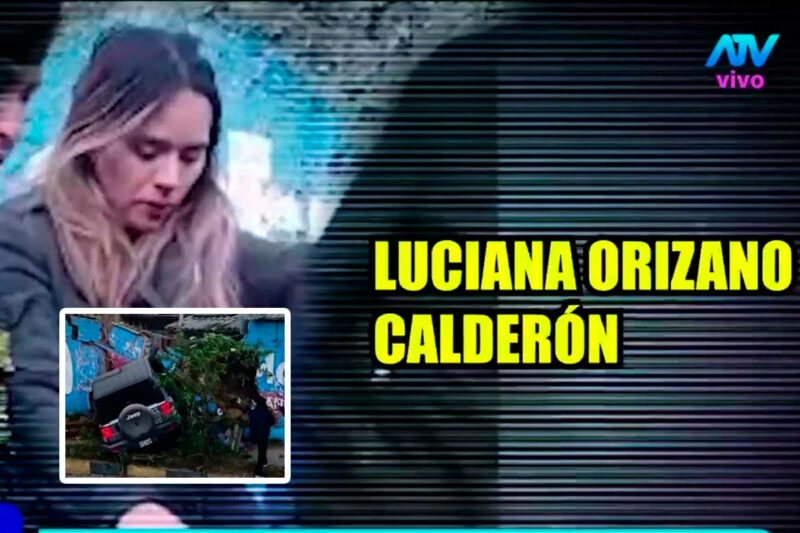 Conductora Luciana Orizano durante audiencia por atropello fatal en Huancayo