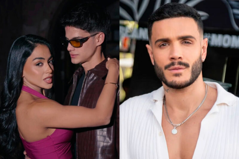 Onelia Molina y Kevin Díaz juntos en una escena de su nuevo romance en Magaly TV La Firme.