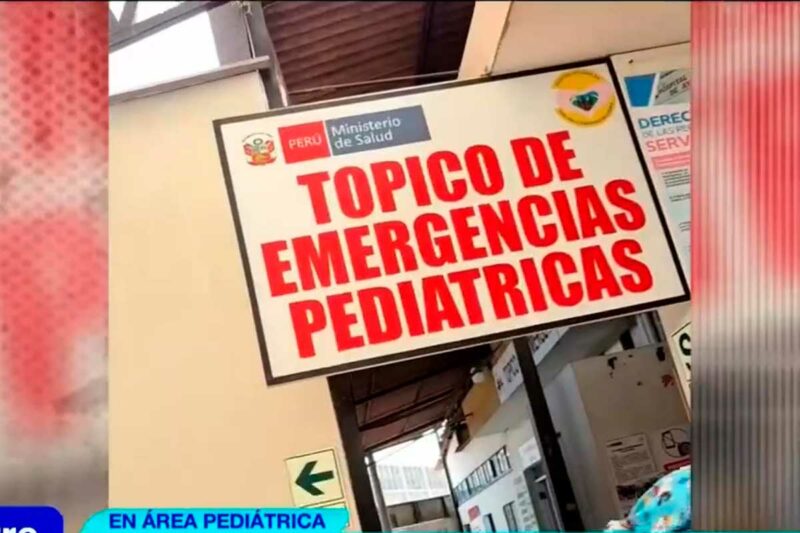 Madres de familia protestan por malos tratos en el área pediátrica del hospital de Huaycán