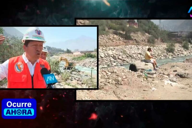 Quebrada Rayito de Sol en Lurigancho-Chosica sin muro de contención