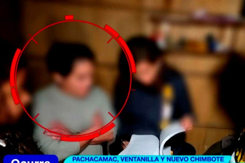 Agentes policiales allanan vivienda en operativo contra red de pedofilia en Pachacamac