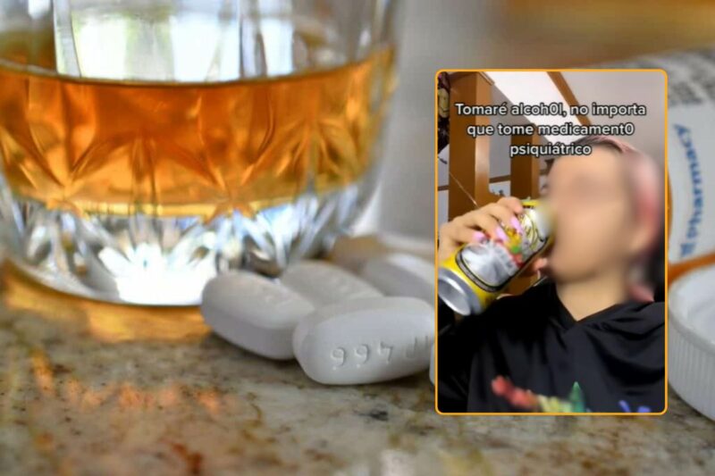 "Todos pueden ser adictos menos yo": la peligrosa idea detrás del reto viral de alcohol y pastillas