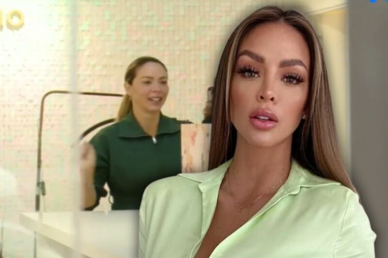 Sheyla Rojas realiza canje de belleza en una peluquería durante su estadía en Lima