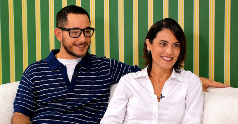 Úrsula Boza y Cristopher Gianotti durante entrevista sobre el taller Reconexión en Así de simple.