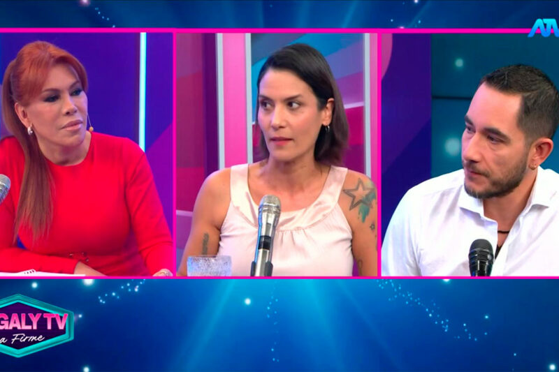 Úrsula Boza y Christopher Gianotti hablan en el set de Magaly TV La Firme sobre su relación como coaches de parejas.