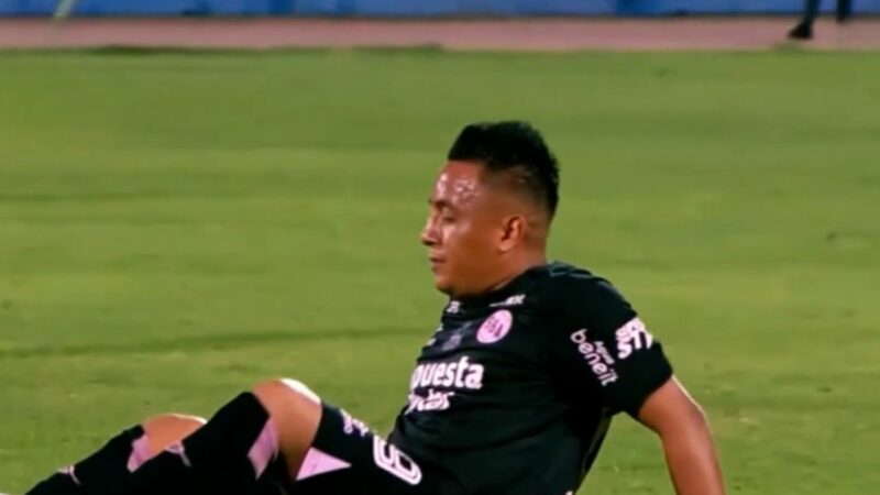 Christian Cueva durante conferencia de prensa sobre el partido de Sport Boys contra Alianza Lima