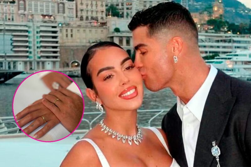 Cristiano Ronaldo y Georgina Rodriguez se casaron en un Portugal.