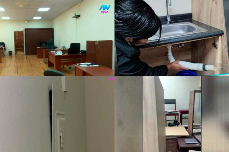 Diputados denuncian oficinas en mal estado y robos en edificios del Congreso