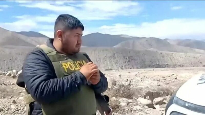 Sospechoso de feminicidio durante reconstrucción del caso.