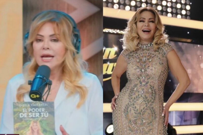 Gisela Valcárcel sonríe durante su conversación en el podcast de María Pía Copello.