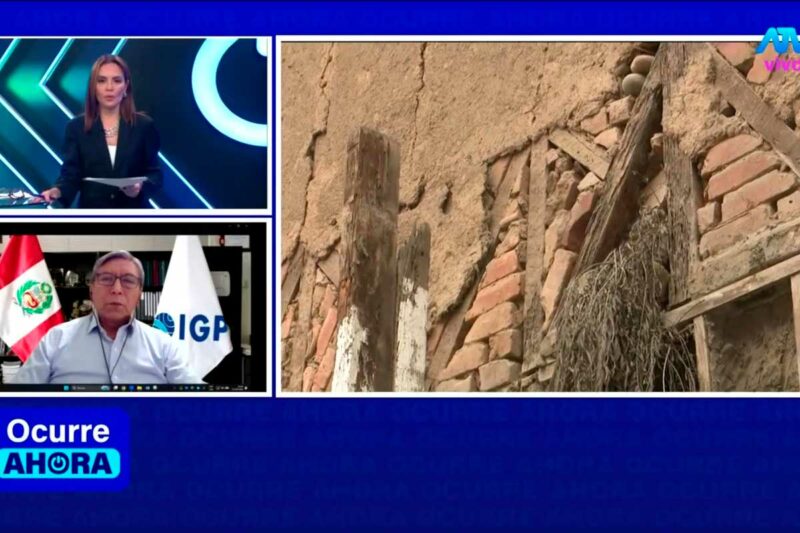 Hernando Tavera, presidente del IGP, durante entrevista sobre el alto riesgo de un terremoto en Lima y la vulnerabilidad de la ciudad