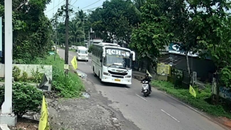 Bus con 35 invitados a una boda queda volcado tras evitar motociclista en India